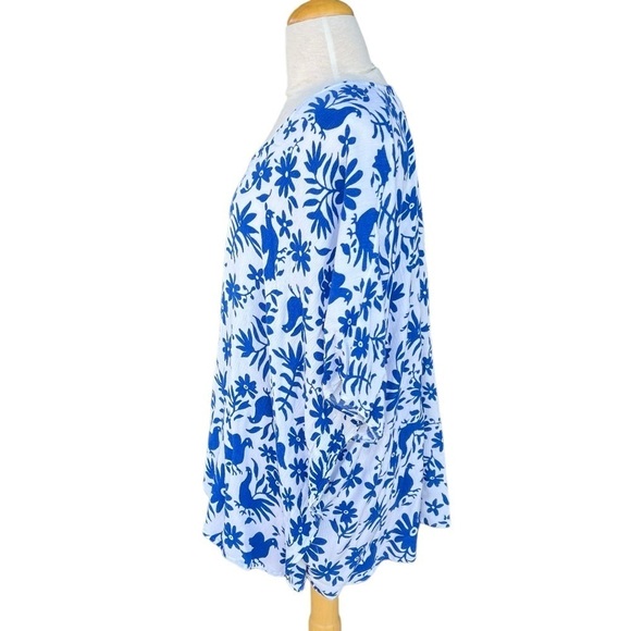 Show Me Your Mumu Peta Tunic Senorita Bluebird Caftan Style Small Beach Boho GUC - Picture 3 of 8